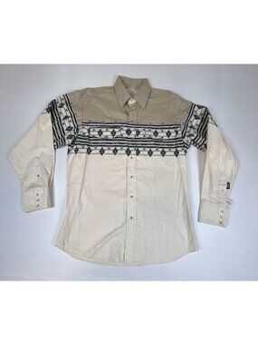 Vintage 90s Panhandle Slim Brooks Dunn Snap Shirt Southwestern L